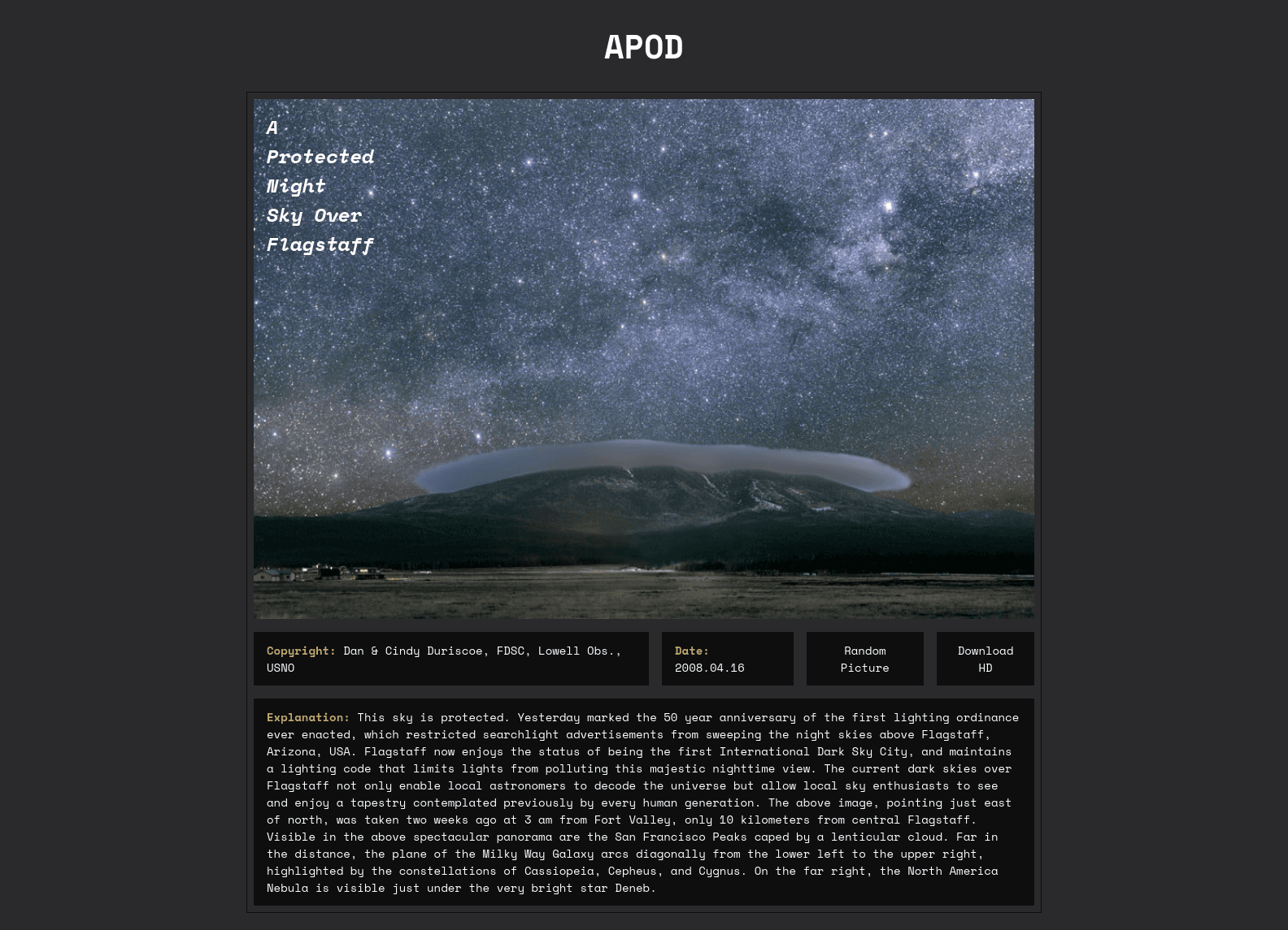 Explore APOD