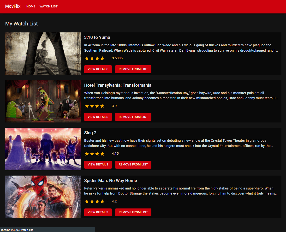 MovFlix Movie Details