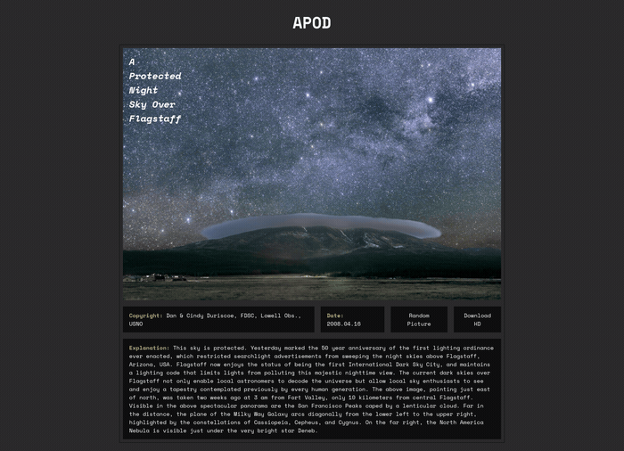 Explore APOD Application